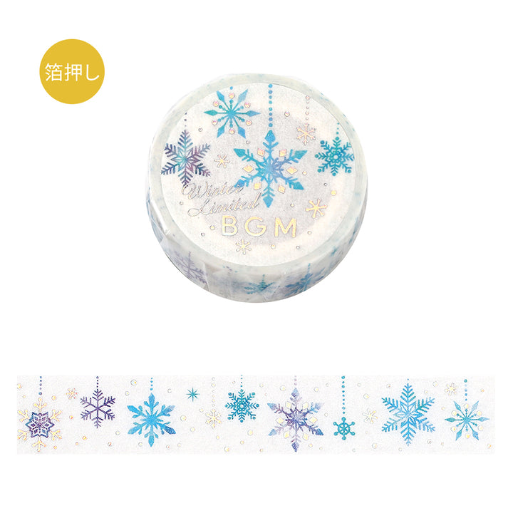 BGM Masking Tape Winter Limited Edition: Snowflake