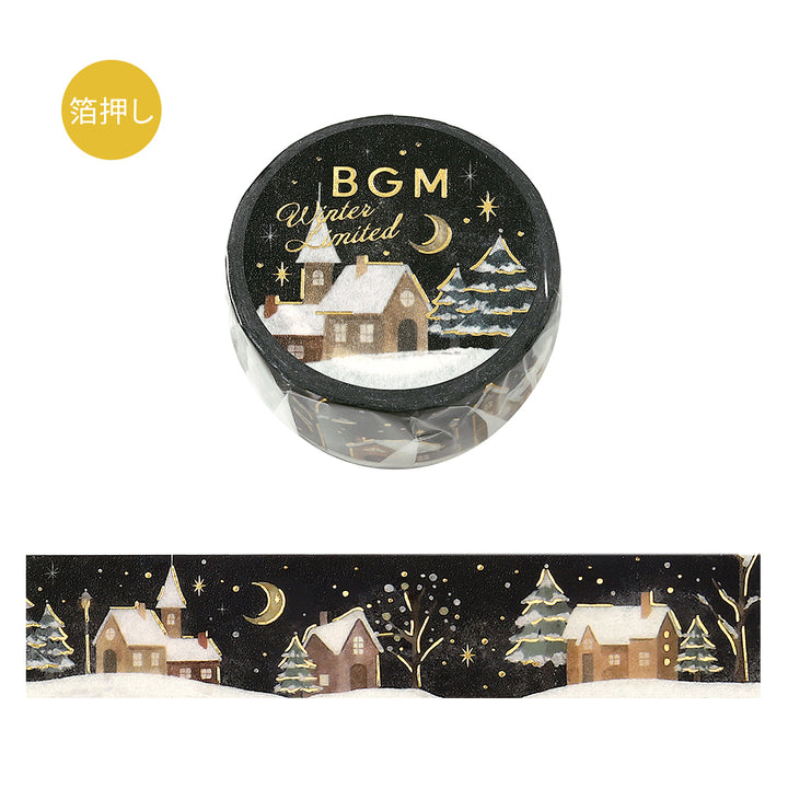BGM Masking Tape Winter Limited Edition: Snowy Night