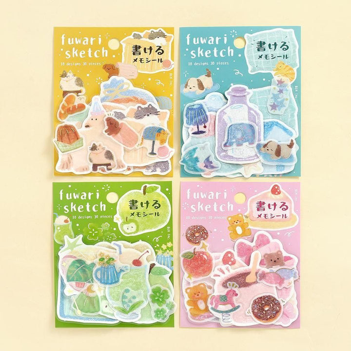 BGM Memo Seal Fuwari Sketch – all designs