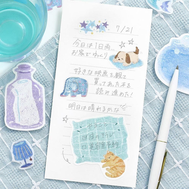 BGM Memo Seal Fuwari Sketch – Blue