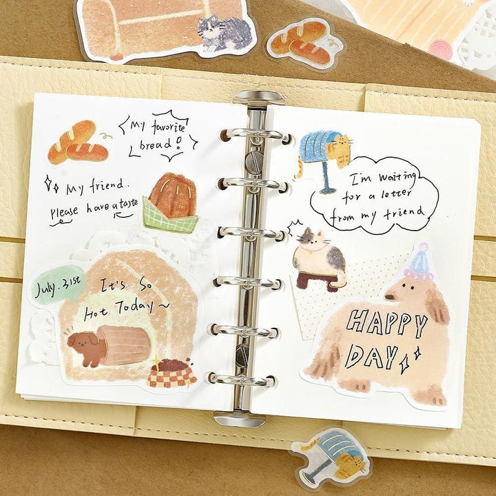 BGM Memo Seal Fuwari Sketch – Yellow