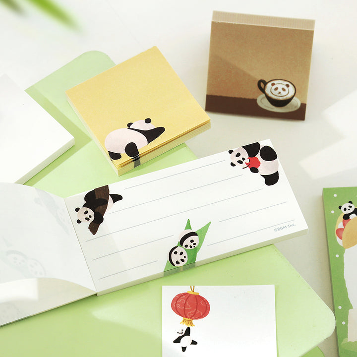 BGM Memo Seal Set: MEMONO - Panda Days — in use