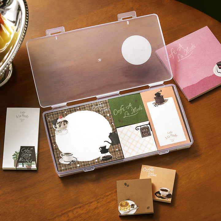 BGM Memo Seal Set: MEMONO - Café à la Mode vol.2 — side view