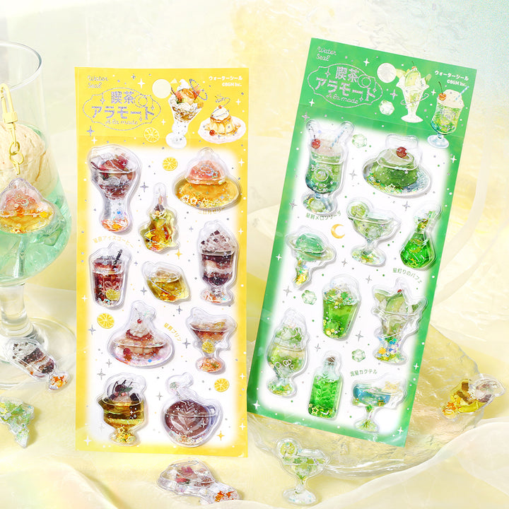 BGM Seat Seal: Cafe À la Mode – Dewy Green