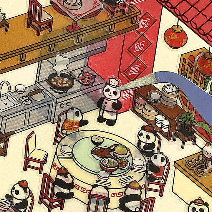BGM Seat Seal: Chinese Cuisine — with packaging