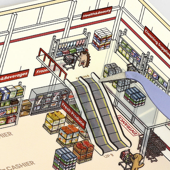 BGM Seat Seal: Supermarket — with packaging