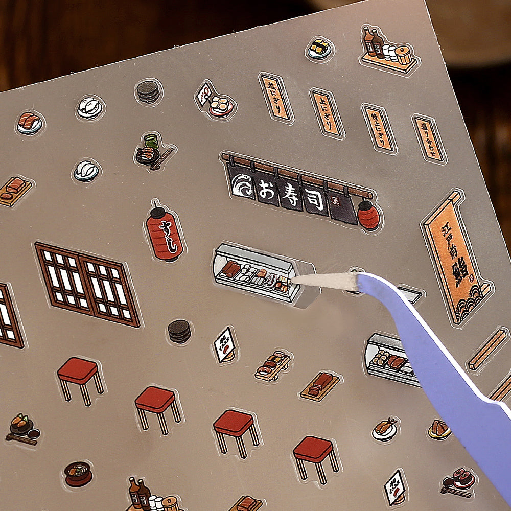 BGM Seat Seal: Sushi Shop