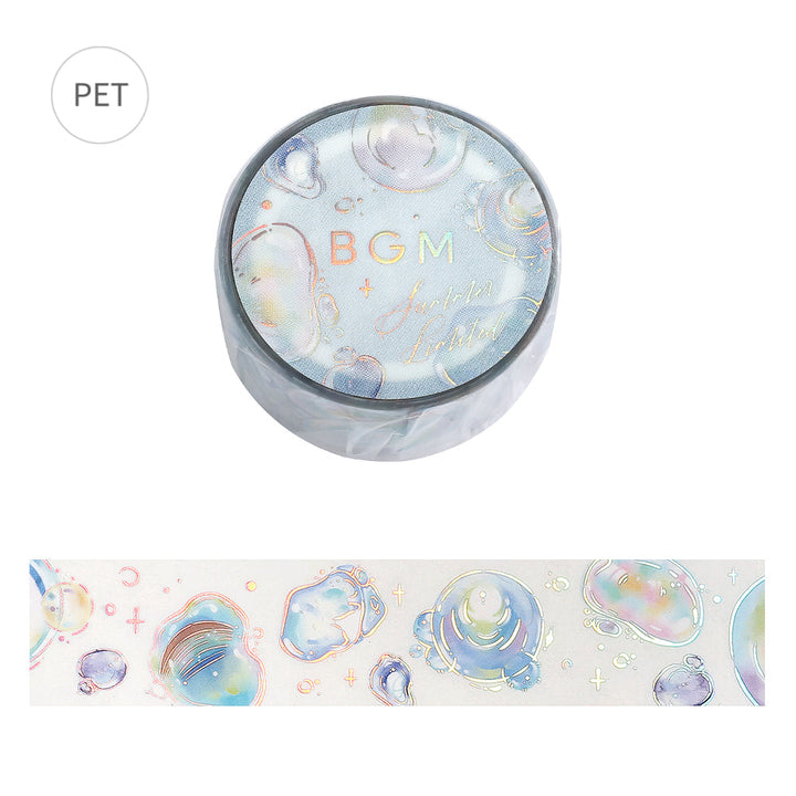 BGM Summer Limited Edition Clear Tape: Bubbles of Light — roll front