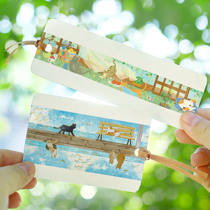 BGM Summer Limited Edition Clear Tape: Seaside and Cats — with packaging