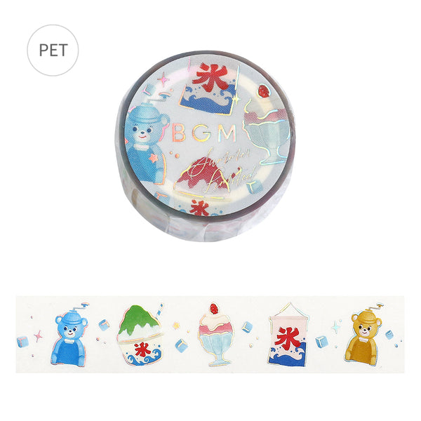 BGM Summer Limited Edition Clear Tape: Summer-Colored Ice — roll front