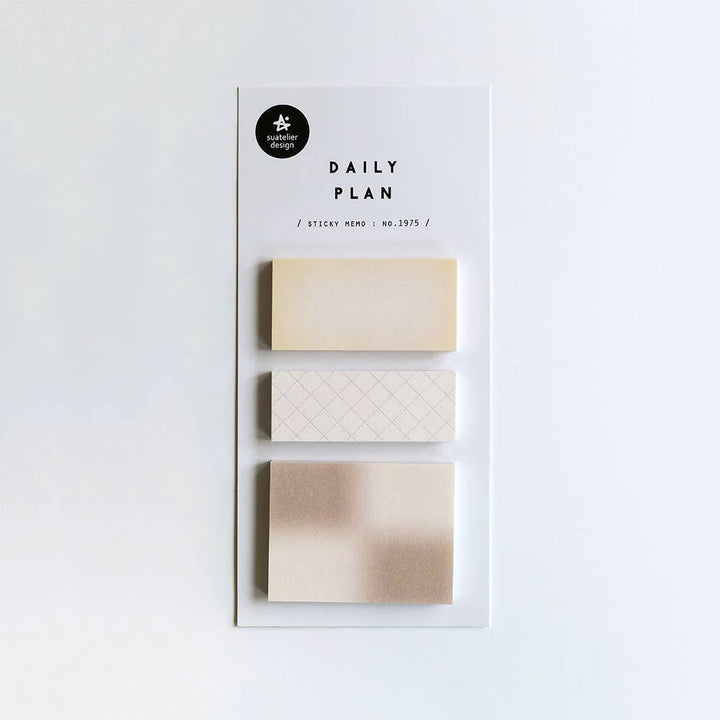 Suatelier Daily Plan.61: Cinnamon Sugar - Sticky Notes — front view