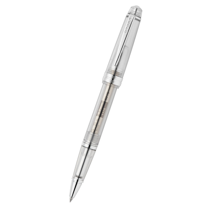 Cross  Bailey Light™ Translucent Clear Resin Rollerball Pen – detail view