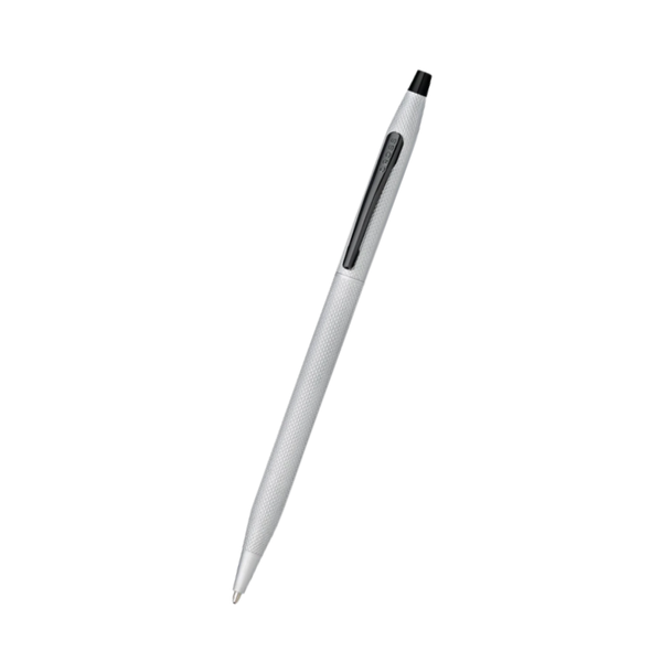 Cross Classic Century Ballpoint Pen Brushed Chrome with Black Trims