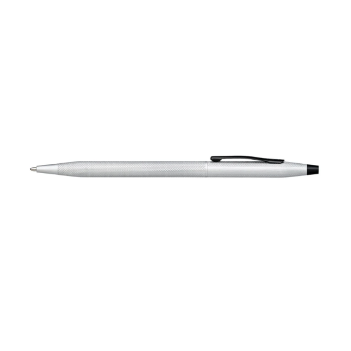 Cross Classic Century Ballpoint Pen Brushed Chrome with Black Trims