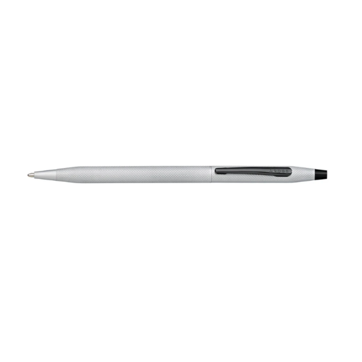 Cross Classic Century Ballpoint Pen Brushed Chrome with Black Trims