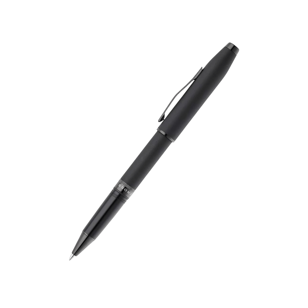 Cross Foundry Matte Black With Black PVD Rollerball Pen