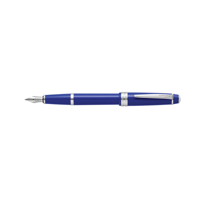 Cross Fountain BAILEY Light Glossy Blue with Blue Black Ink Bottle