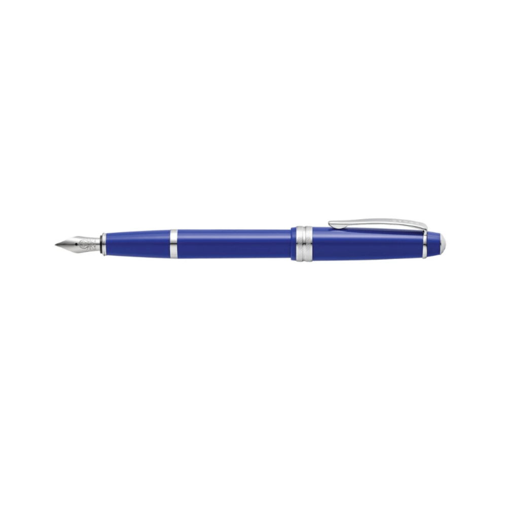Cross Fountain BAILEY Light Glossy Blue with Blue Black Ink Bottle