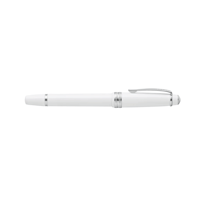 Cross Fountain BAILEY Light Glossy White with Black Ink Bottle