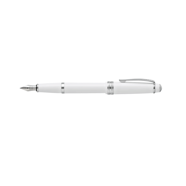 Cross Fountain BAILEY Light Glossy White with Black Ink Bottle