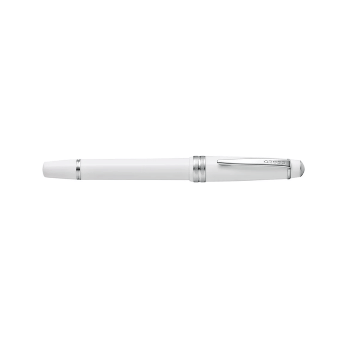 Cross Fountain BAILEY Light Glossy White with Black Ink Bottle