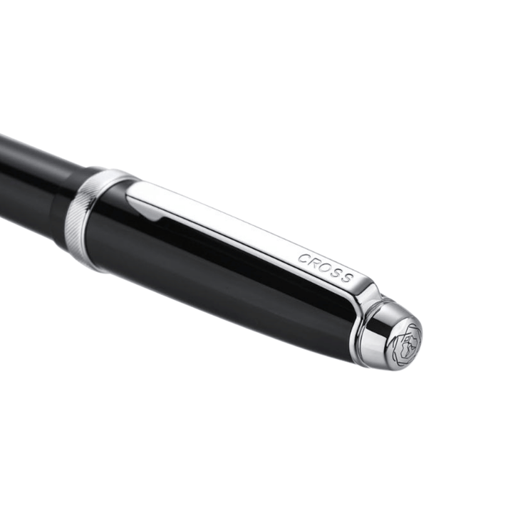 Cross Lume Black With Polished Chrome Ballpoint Pen