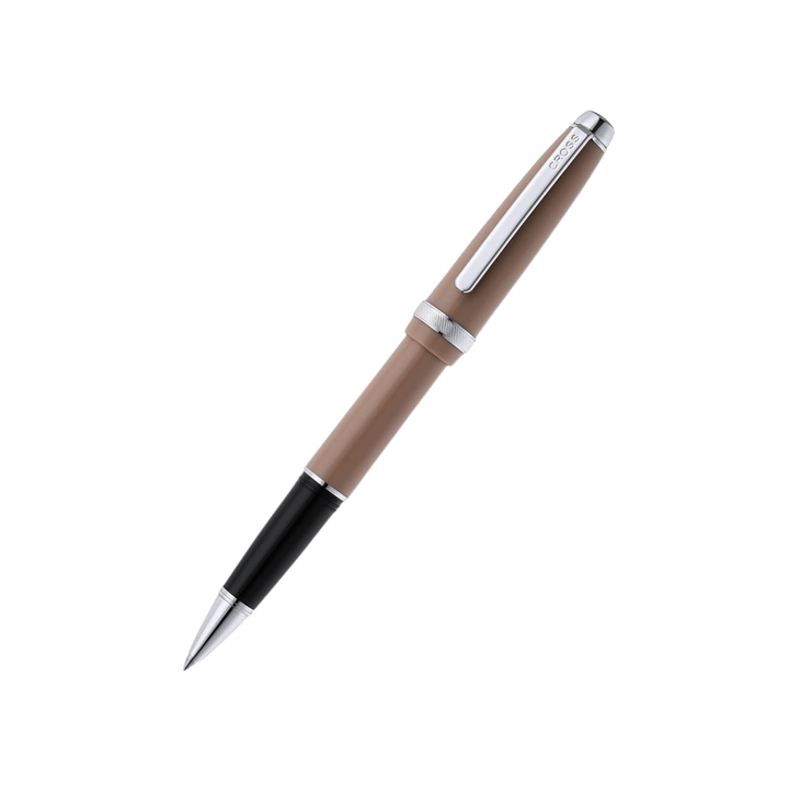 Cross Lume Mocha With Polished Chrome Ballpoint Pen