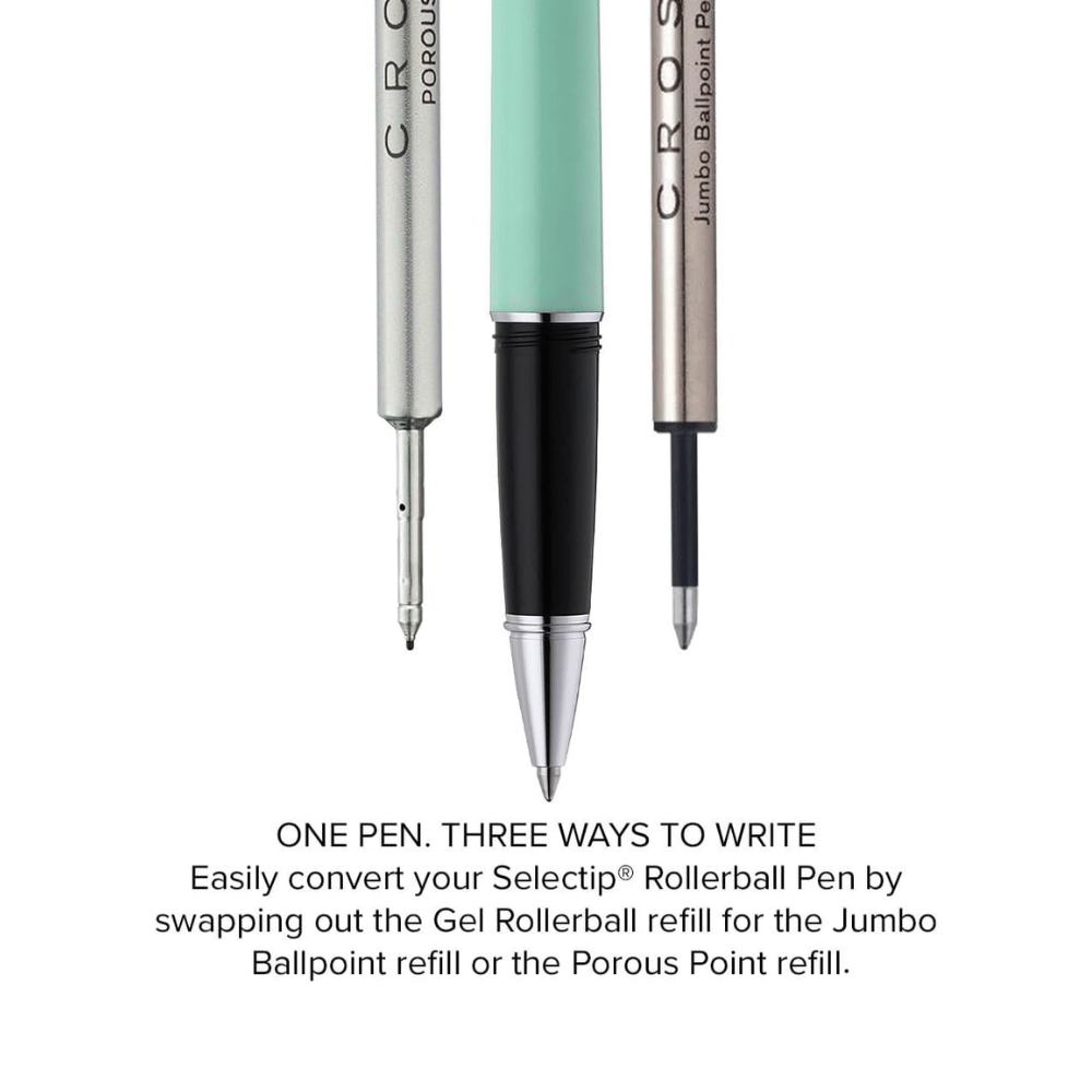 Cross Lume Seafoam With Polished Chrome Ballpoint Pen