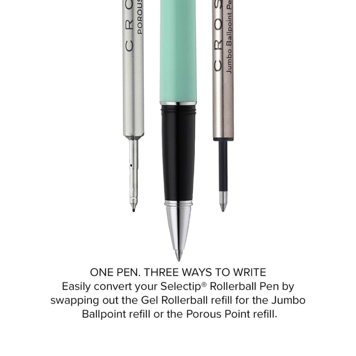 Cross Lume Seafoam With Polished Chrome Ballpoint Pen
