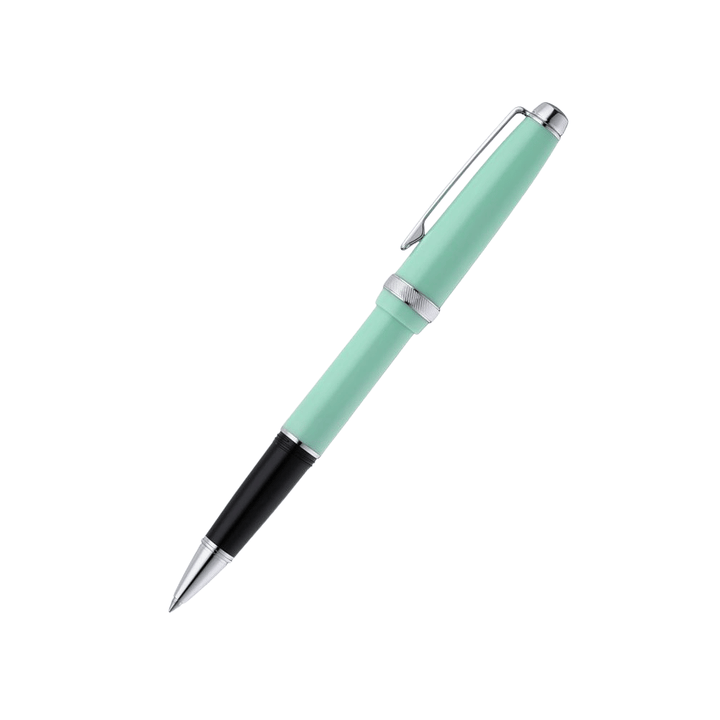 Cross Lume Selectip Seafoam With Polished Chrome Rollerball Pen