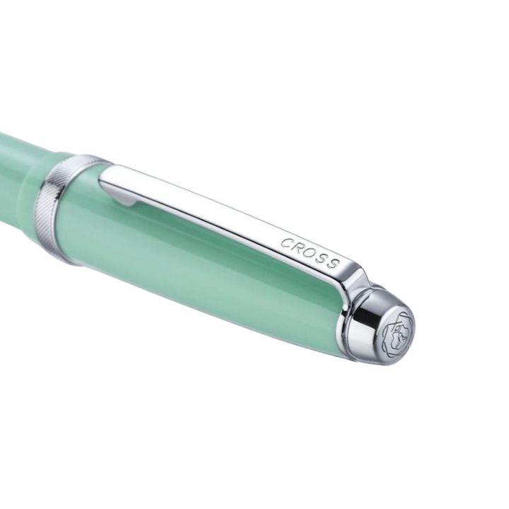 Cross Lume Selectip Seafoam With Polished Chrome Rollerball Pen