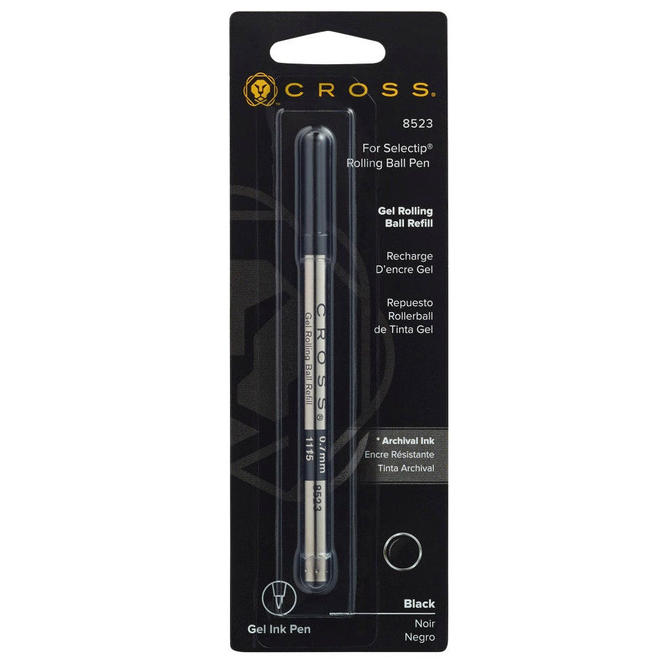 Cross Selectip Gel Rollerball Pen Refill Black – detail view