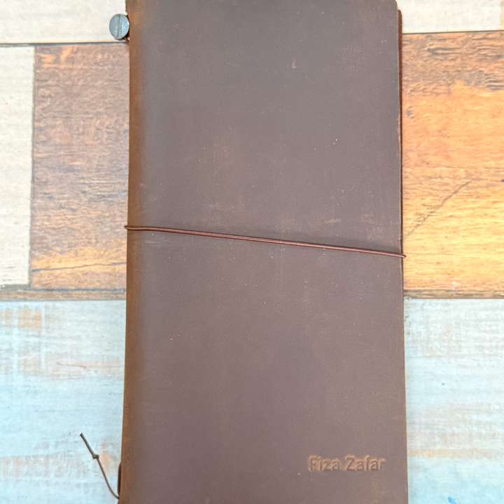 Custom Notebook Embossing – Personalised Name Embossing on TRAVELER&