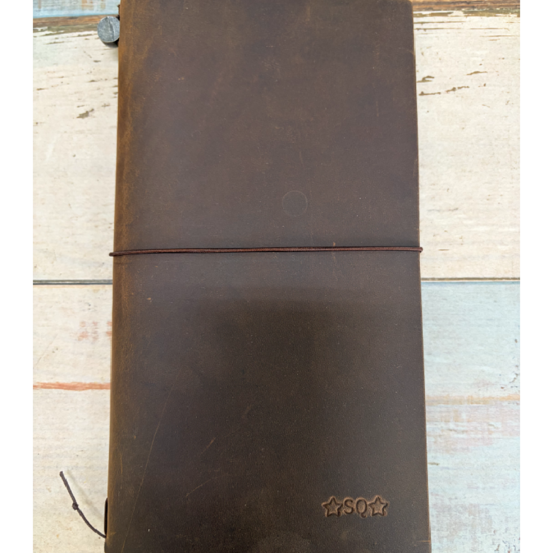 Custom Notebook Embossing – Personalised Name Embossing on TRAVELER&