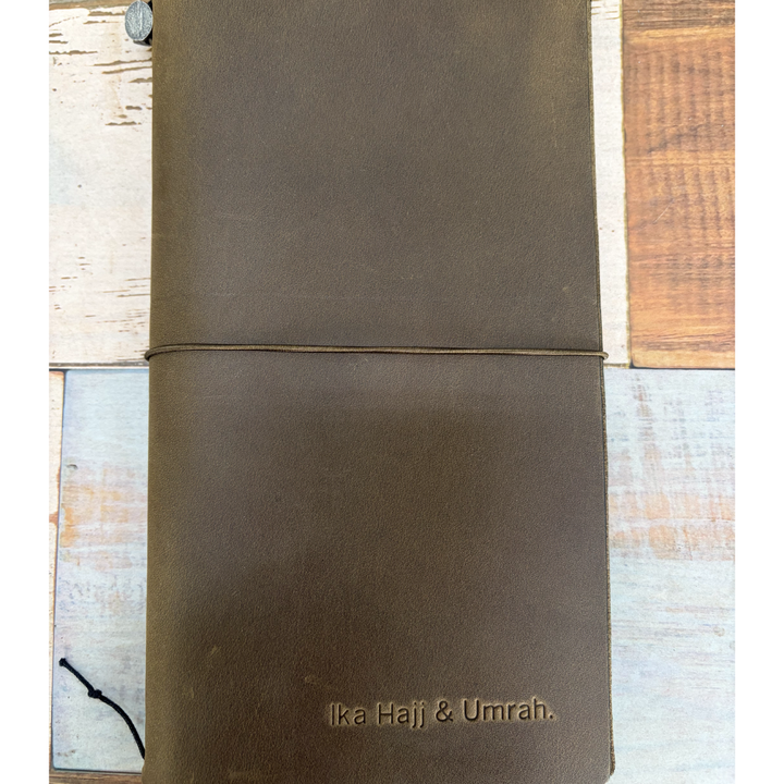 Custom Notebook Embossing – Personalised Name Embossing on TRAVELER&