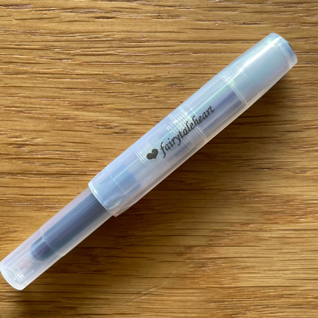 Custom Pen Engraving – Personalised Name Engraving on Kaweco Lunar Sport Fountain Pen - Light Purple at Cityluxe WorkRoom