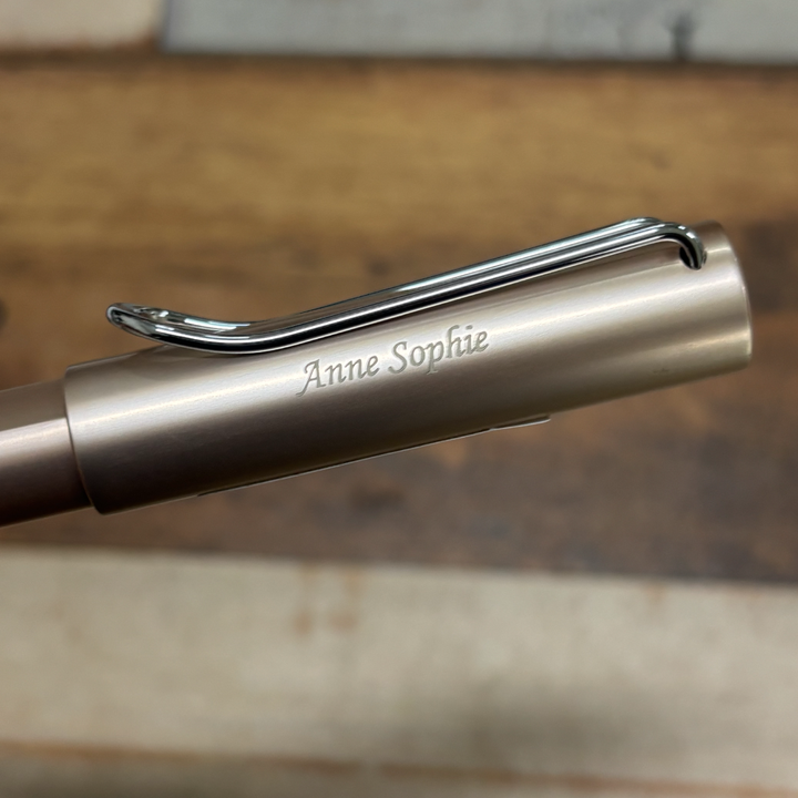 Custom Pen Engraving – Personalised Name Engraving on Lamy AL-Star Rollerball Pen Cosmic Special Edition 2021 at Cityluxe WorkRoom
