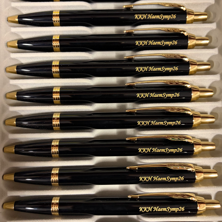 Custom Pen Engraving – Personalised Name Engraving on Parker IM Black GT Ballpoint Pen at Cityluxe WorkRoom
