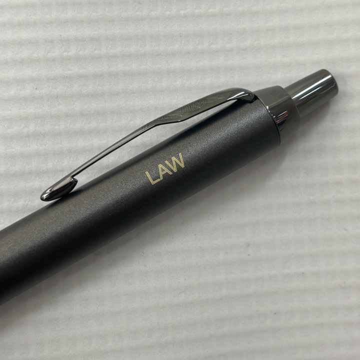 Custom Pen Engraving – Personalised Name Engraving on Parker IM PROFESSIONAL Ballpoint Pen - Monochrome Titanium at Cityluxe WorkRoom