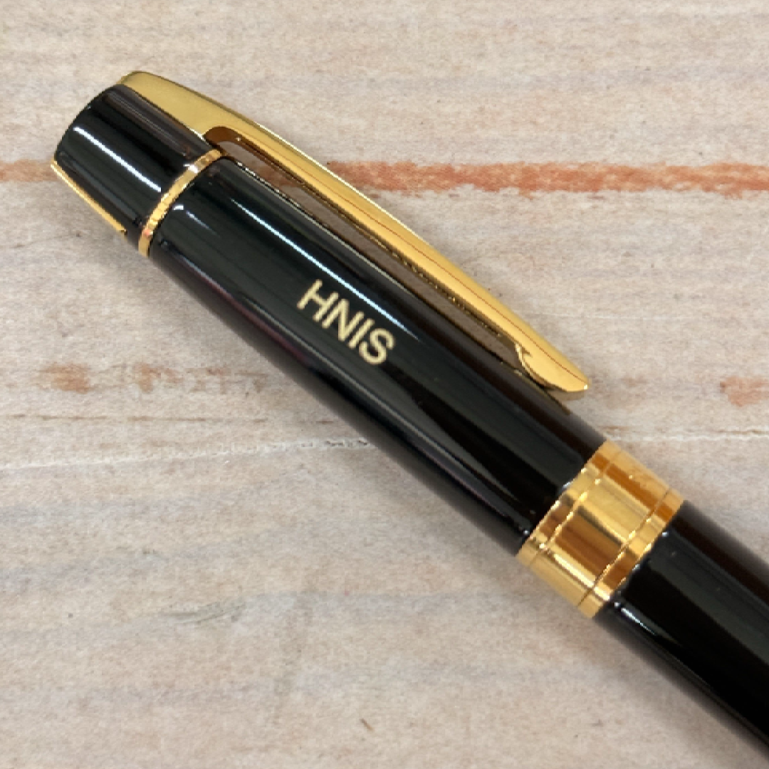Sheaffer 300 E9325 Glossy Black with Gold Trims Ballpoint Pen (WW30)