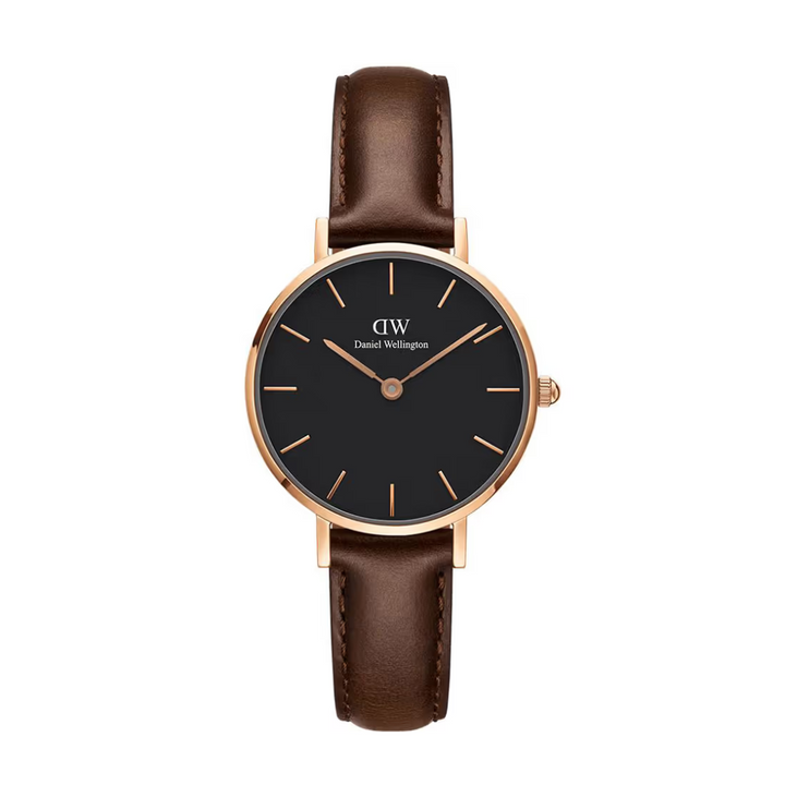 Daniel Wellington Classic Petite Bristol Sort/Leather Ø28 mm (without watch box) — front view