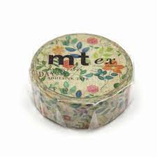 MT EX Washi Tape - Watercolor Flower (7m)