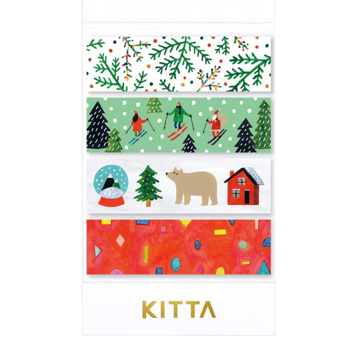 KITTA Limited Edition Masking Tape in Christmas — KITTA masking tape — decorative paper tape for journaling and scrapbooking, at Cityluxe Singapore