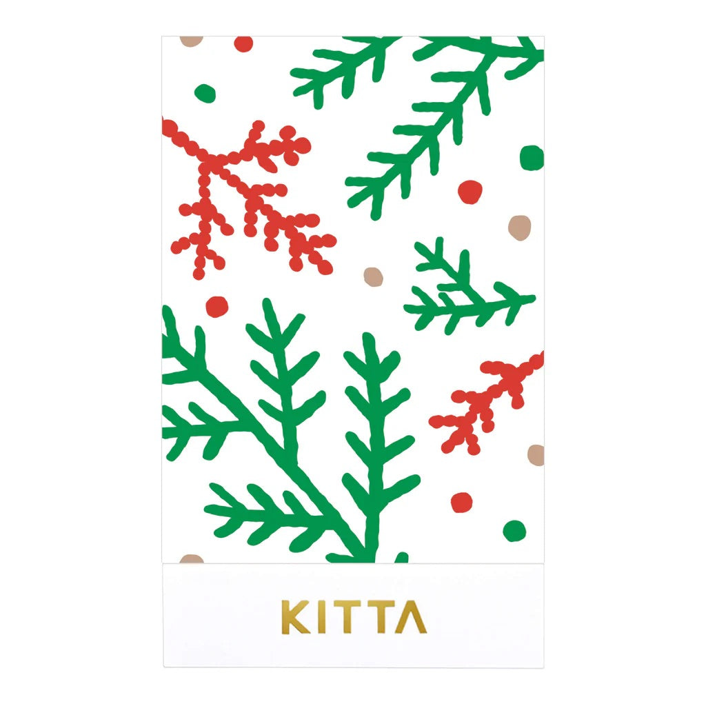 KITTA Limited Edition Masking Tape in Christmas — KITTA masking tape — decorative paper tape for journaling and scrapbooking, at Cityluxe Singapore