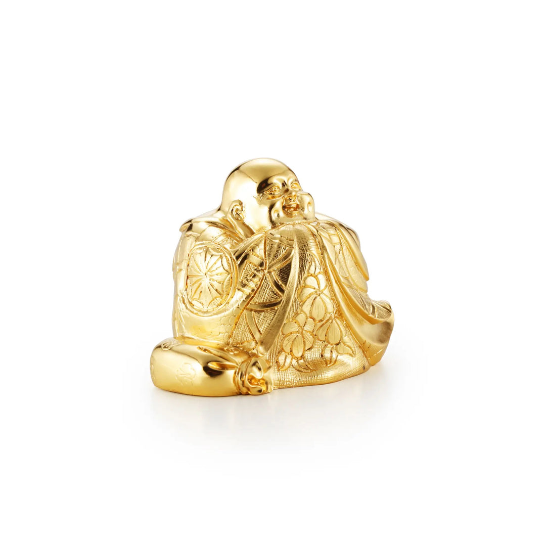 Royal Selangor Gilt Laughing Buddha Figurine