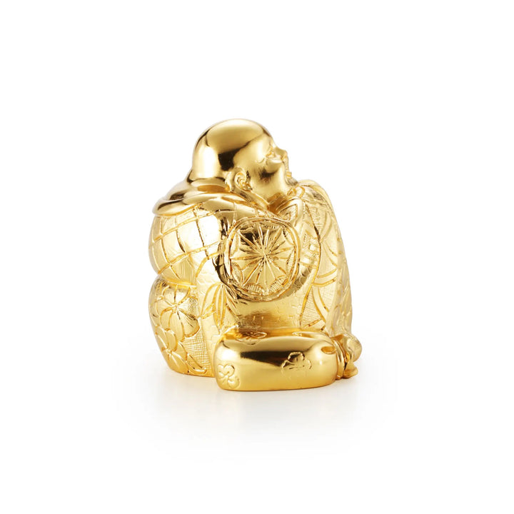 Royal Selangor Gilt Laughing Buddha Figurine