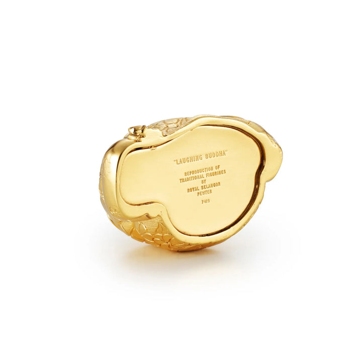 Royal Selangor Gilt Laughing Buddha Figurine