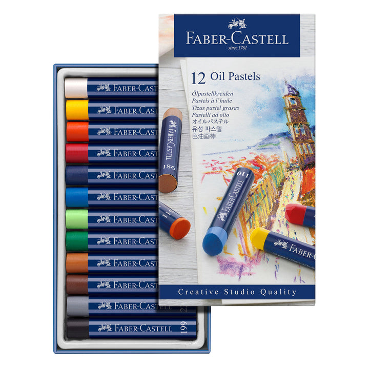 Faber-Castell Creative Studio Oil Pastels Set of 12