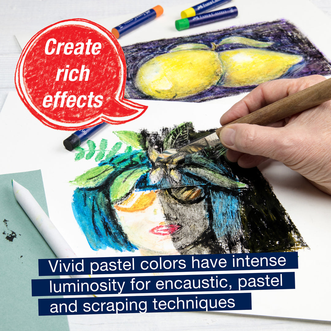 Faber-Castell Creative Studio Oil Pastels Set of 12