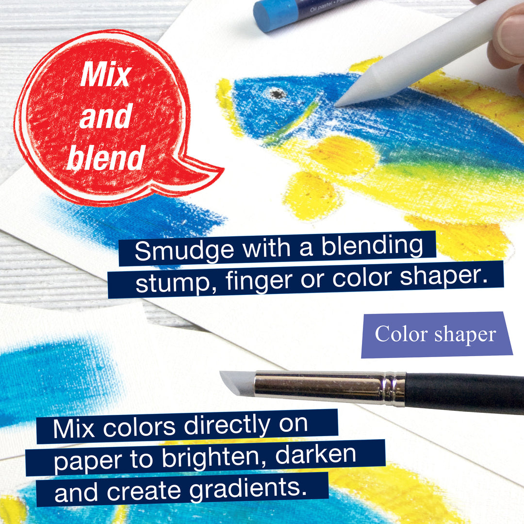 Faber-Castell Creative Studio Oil Pastels Set of 12